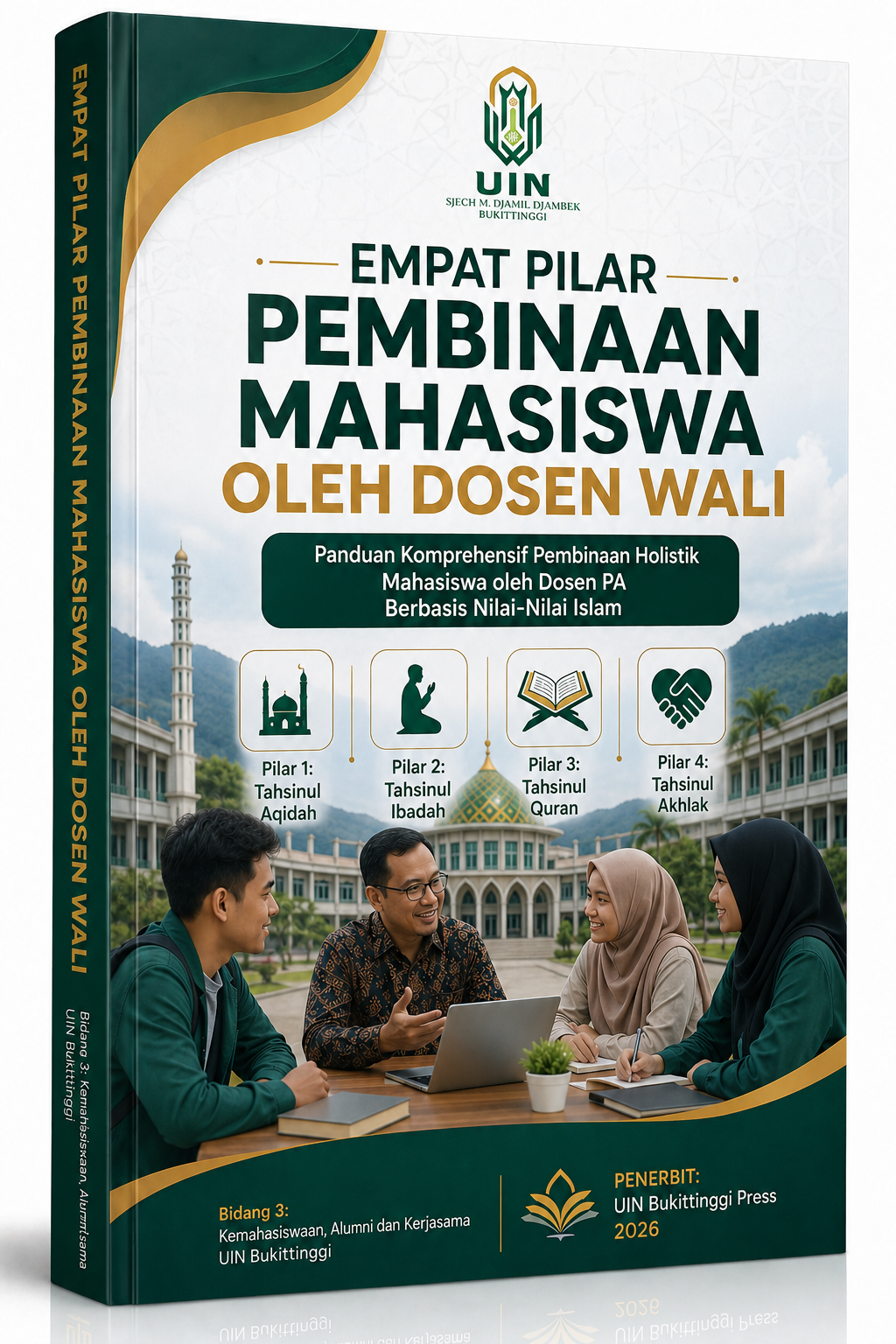 Cover Buku Kegiatan Pembinaan Dosen Wali Mahasiswa